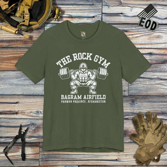 K-Factor Supply Co The Rock Gym Mk 1 T-Shirt Military Green / S