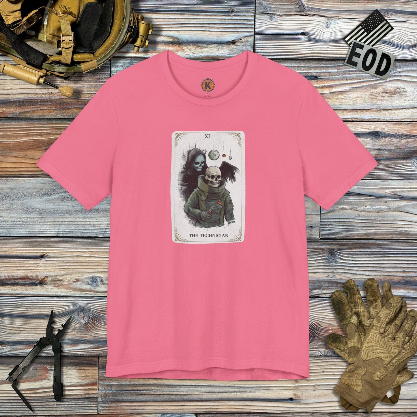 K-Factor Supply Co The Technician Tarot T-Shirt Charity Pink / S