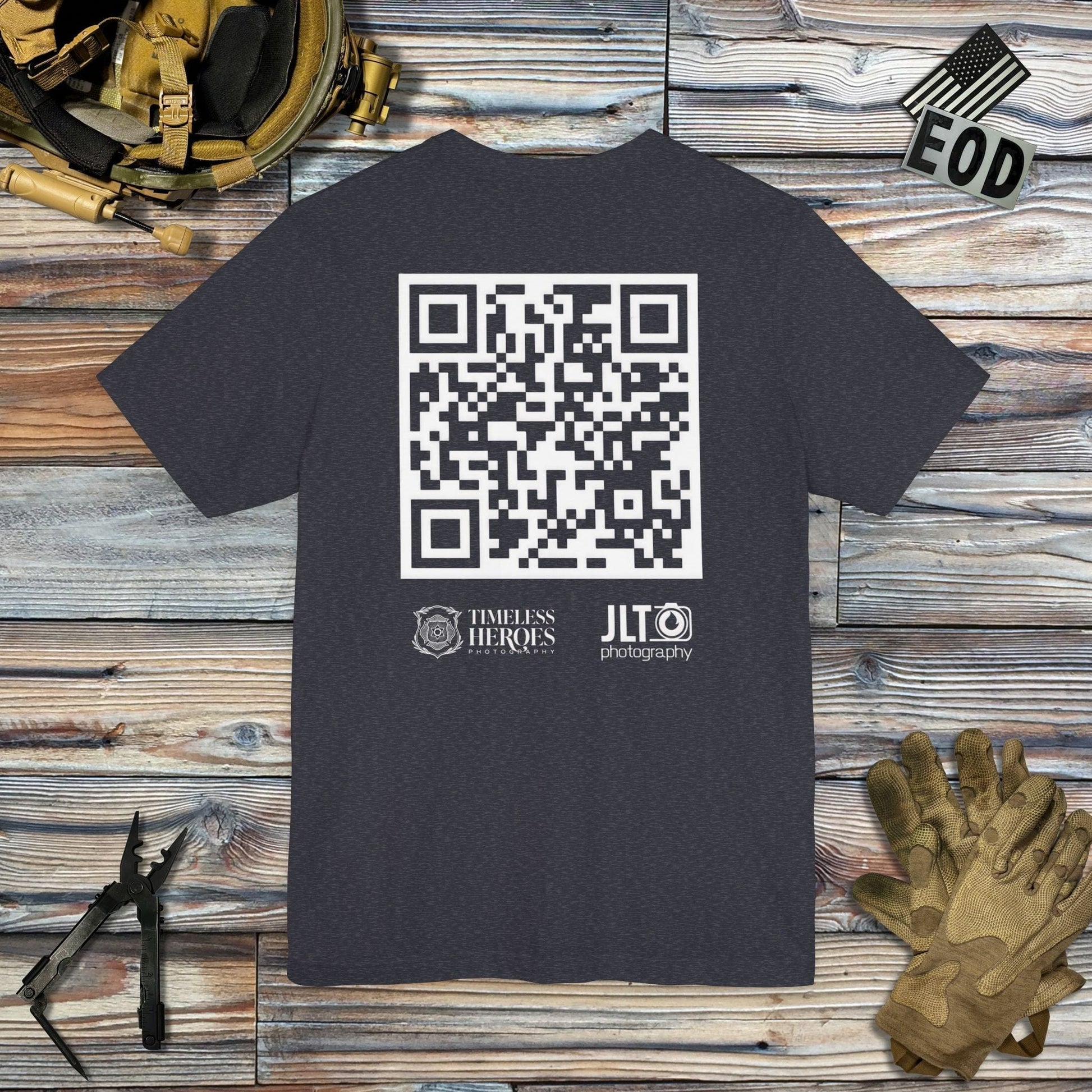 K-Factor Supply Co Timeless Heroes/JLT (Back Print) T-Shirt