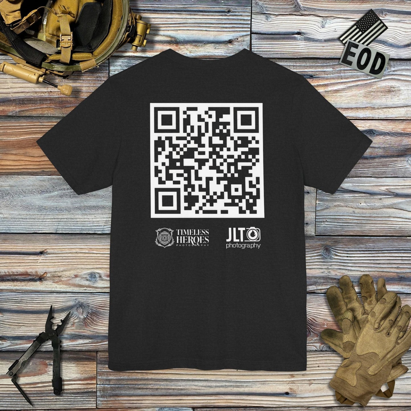 K-Factor Supply Co Timeless Heroes/JLT (Back Print) T-Shirt