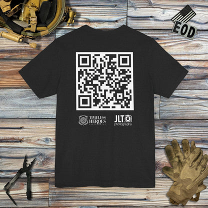 K-Factor Supply Co Timeless Heroes/JLT (Back Print) T-Shirt