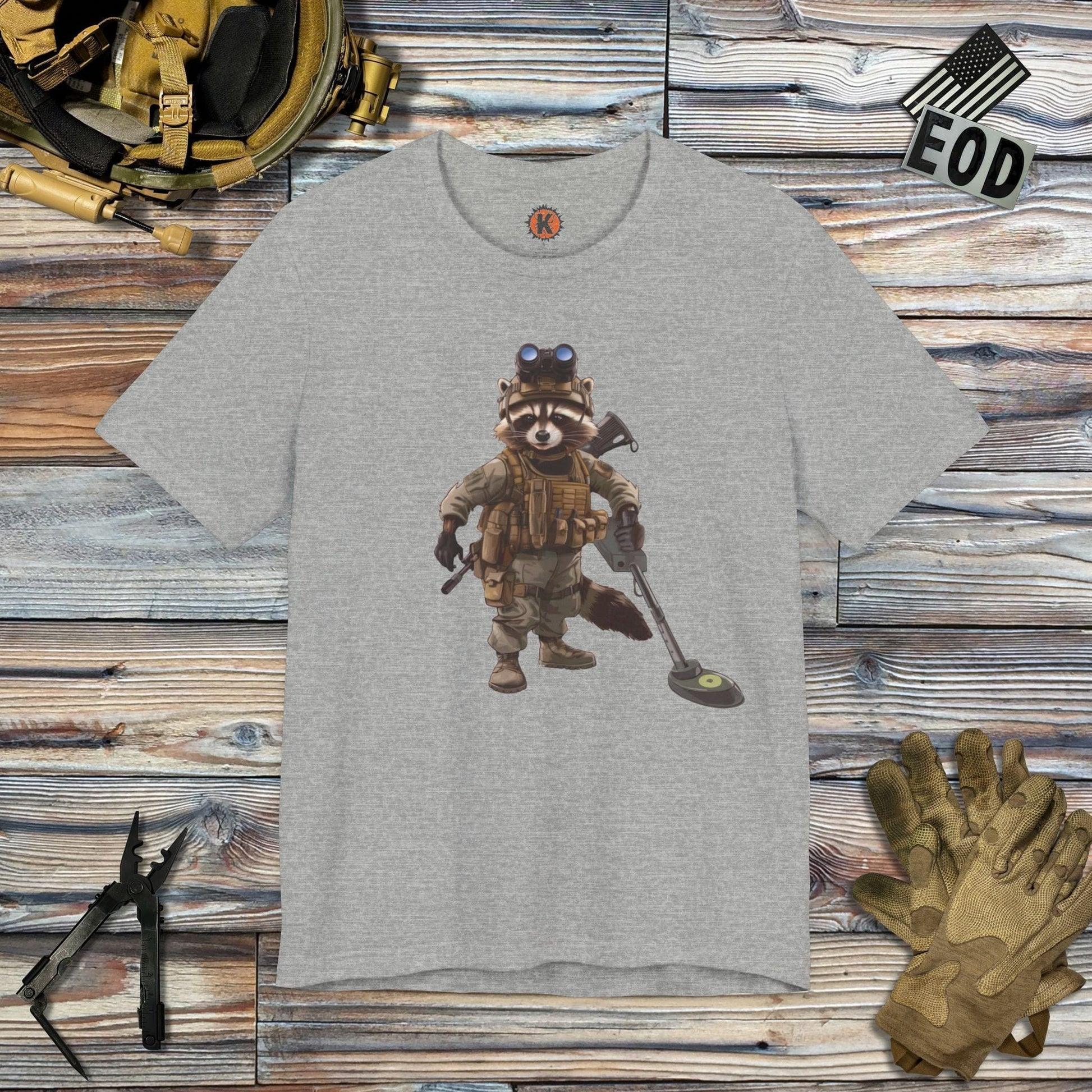 K-Factor Supply Co Trash Collector T-Shirt Athletic Heather / S