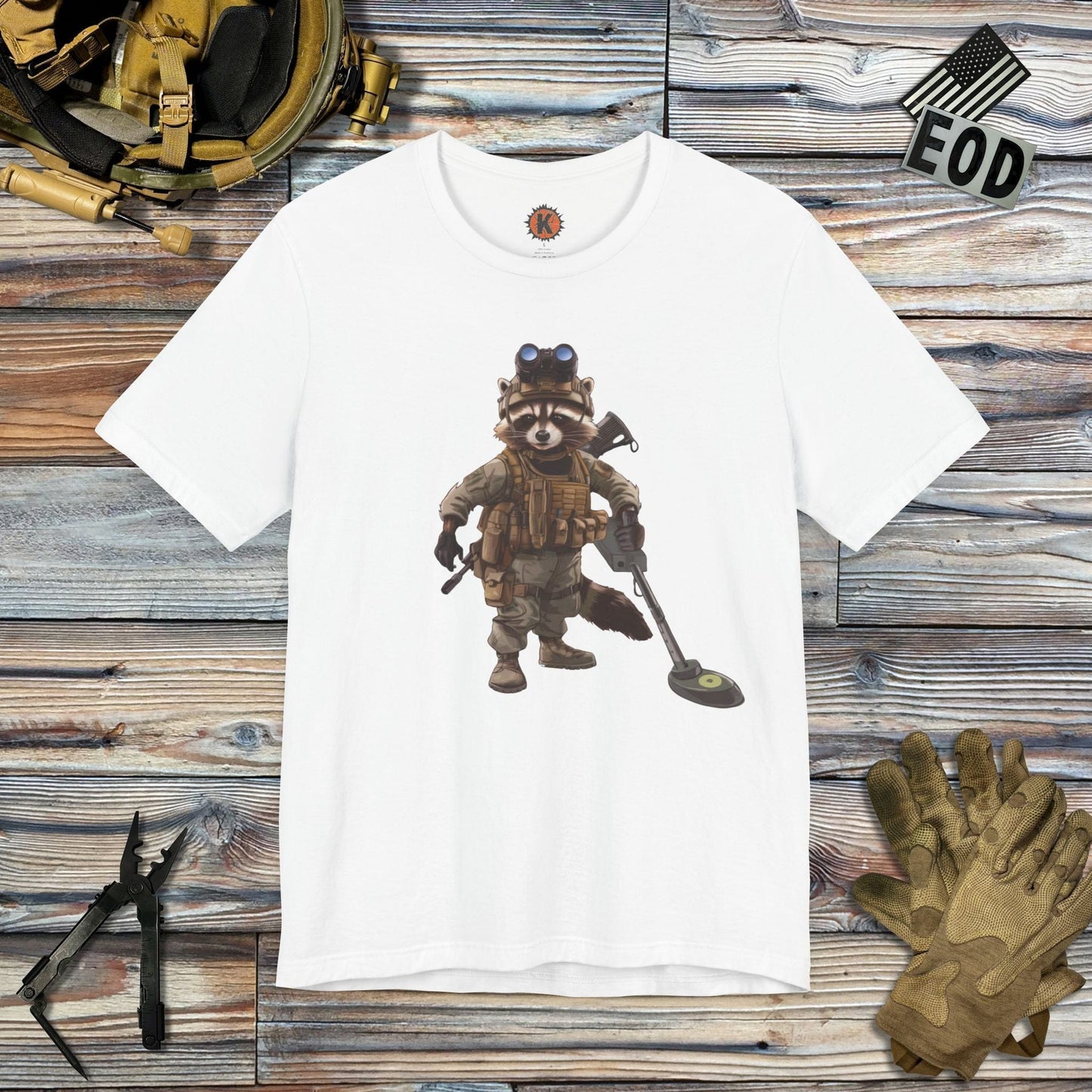 K-Factor Supply Co Trash Collector T-Shirt White / S