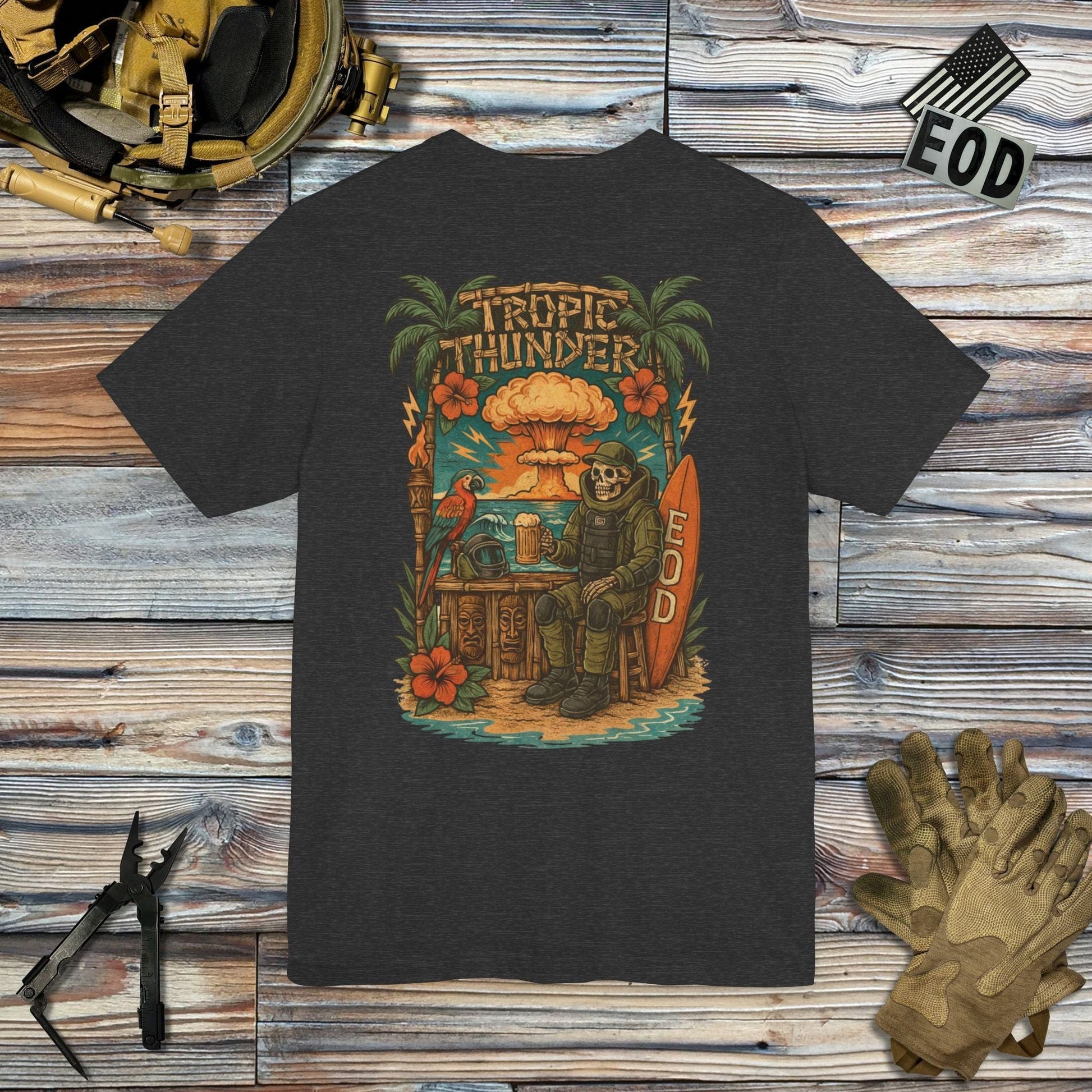 K-Factor Supply Co Tropic Thunder (Back Print) T-Shirt