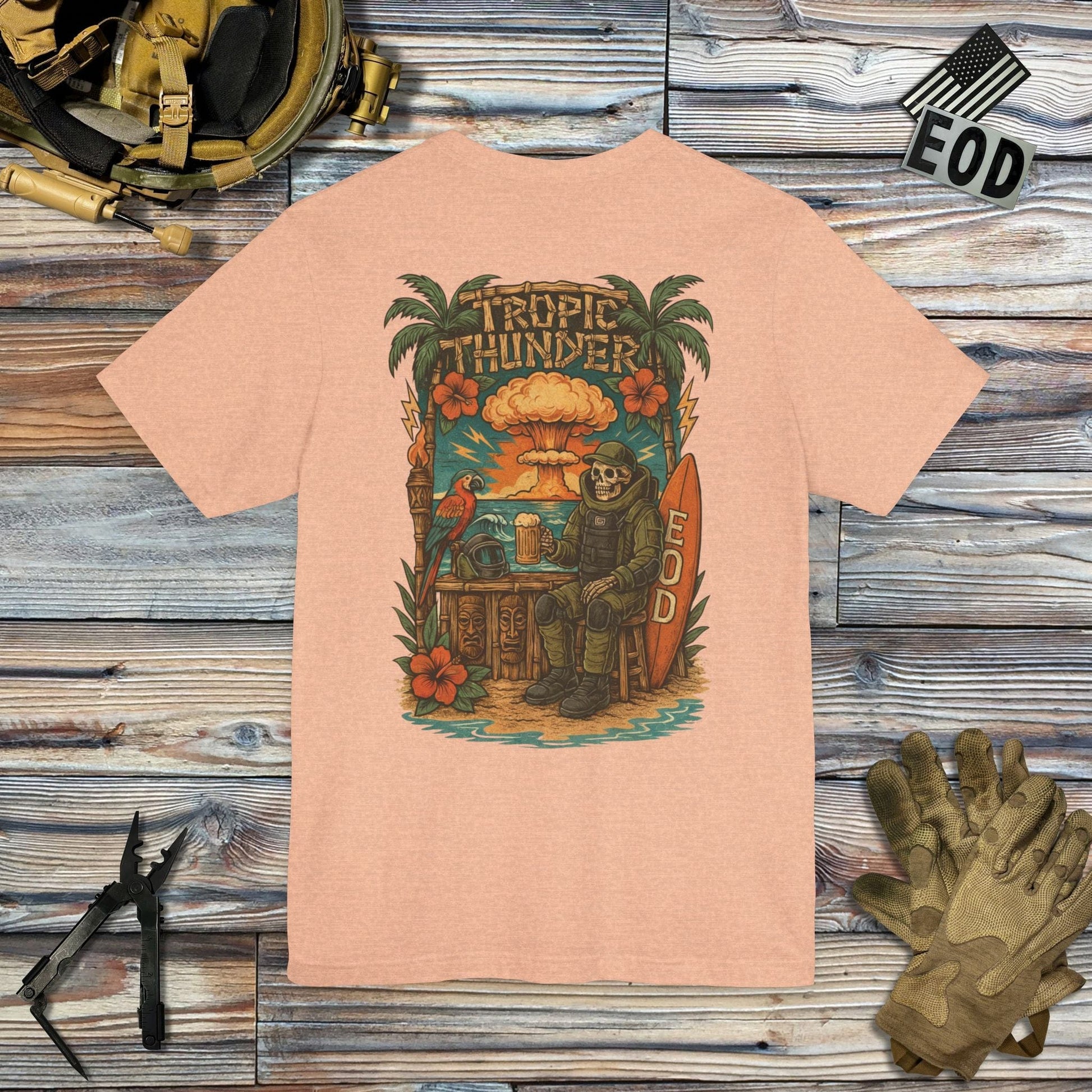 K-Factor Supply Co Tropic Thunder (Back Print) T-Shirt