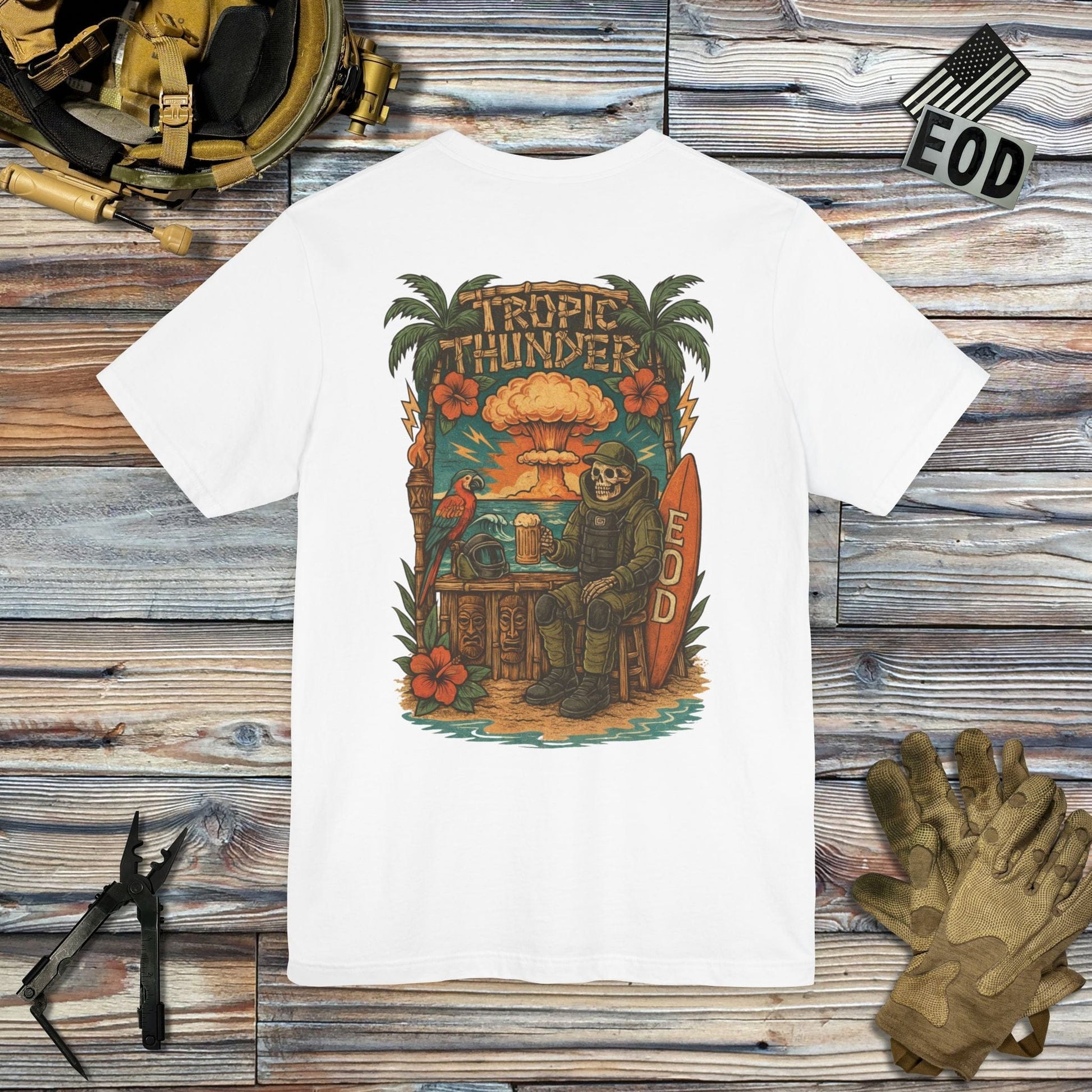 K-Factor Supply Co Tropic Thunder (Back Print) T-Shirt