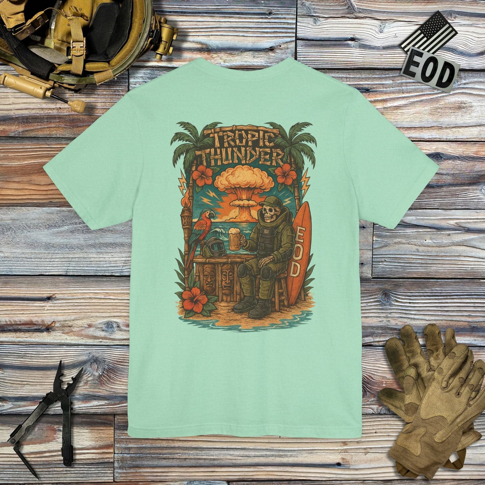 K-Factor Supply Co Tropic Thunder (Back Print) T-Shirt