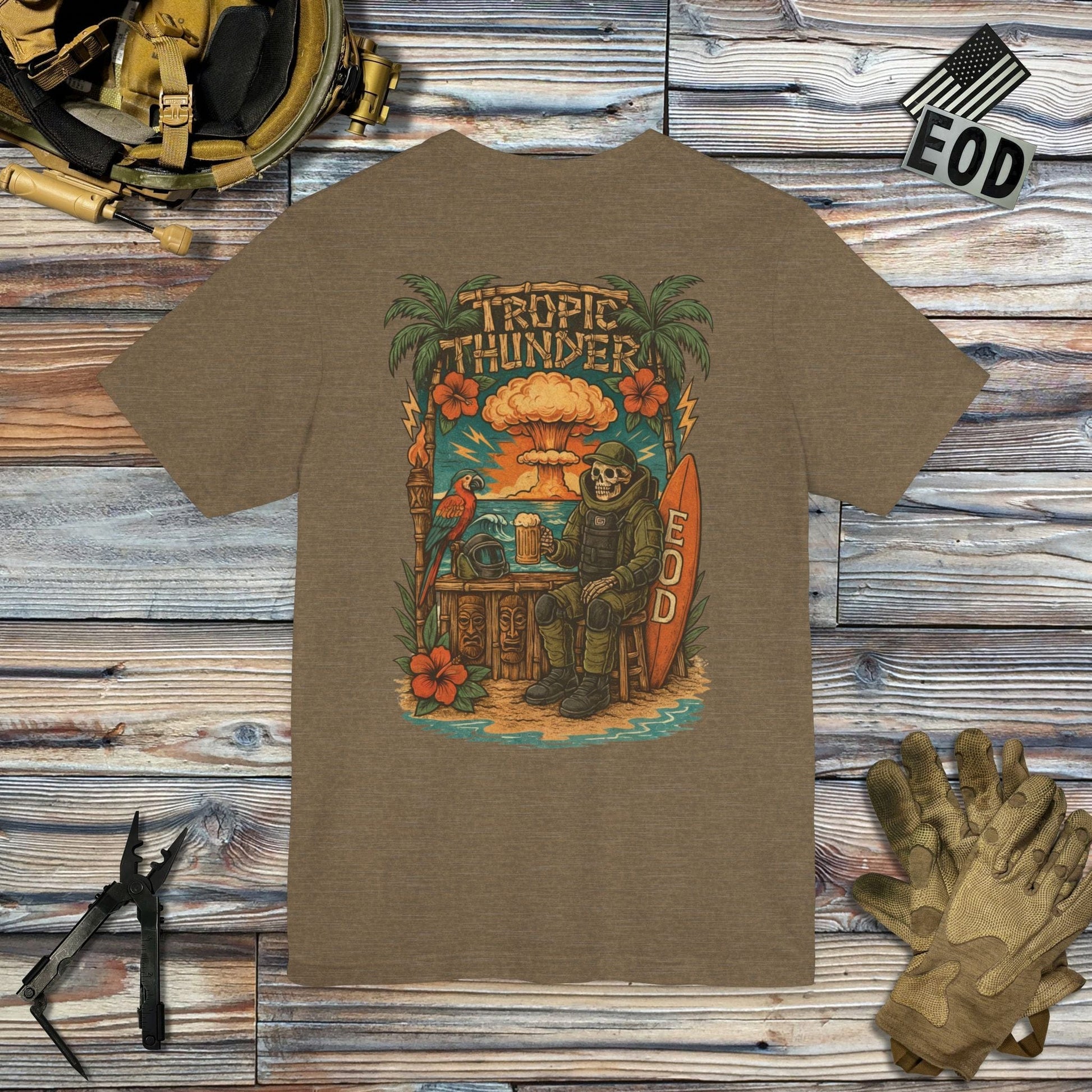 K-Factor Supply Co Tropic Thunder (Back Print) T-Shirt
