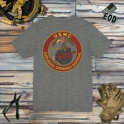 K-Factor Supply Co USMC BBP Icon (Back Print) T-Shirt