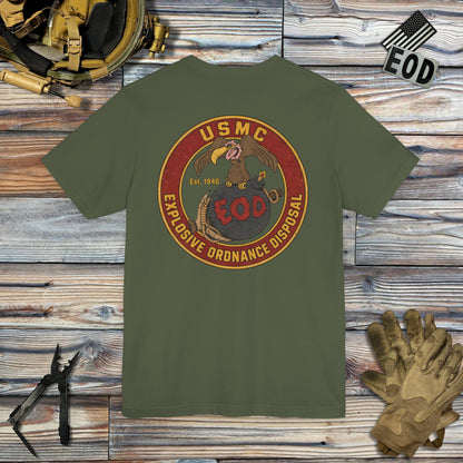 K-Factor Supply Co USMC BBP Icon (Back Print) T-Shirt