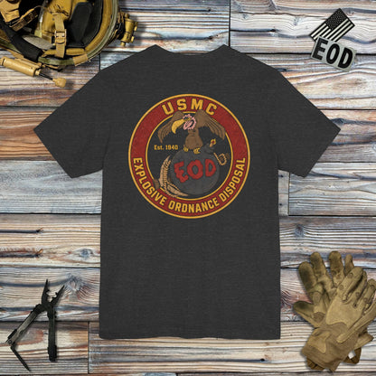 K-Factor Supply Co USMC BBP Icon (Back Print) T-Shirt