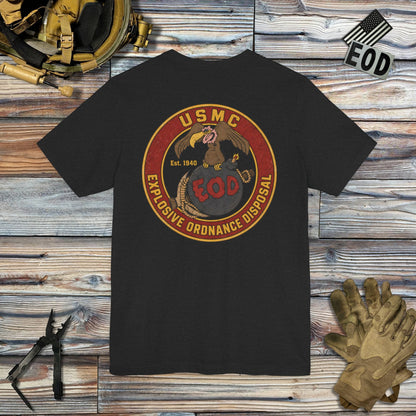 K-Factor Supply Co USMC BBP Icon (Back Print) T-Shirt