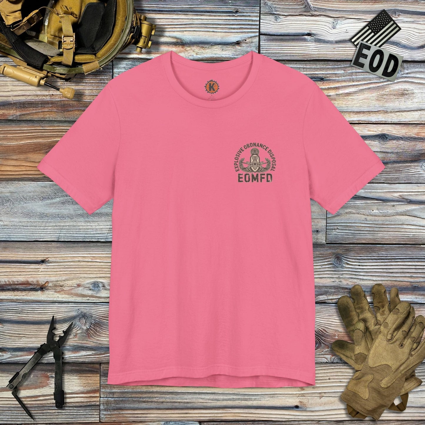 K-Factor Supply Co What the Fawkes Says (Back Print) T-Shirt Charity Pink / S