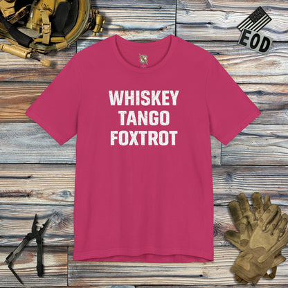 K-Factor Supply Co Whiskey Tango Foxtrot T-Shirt