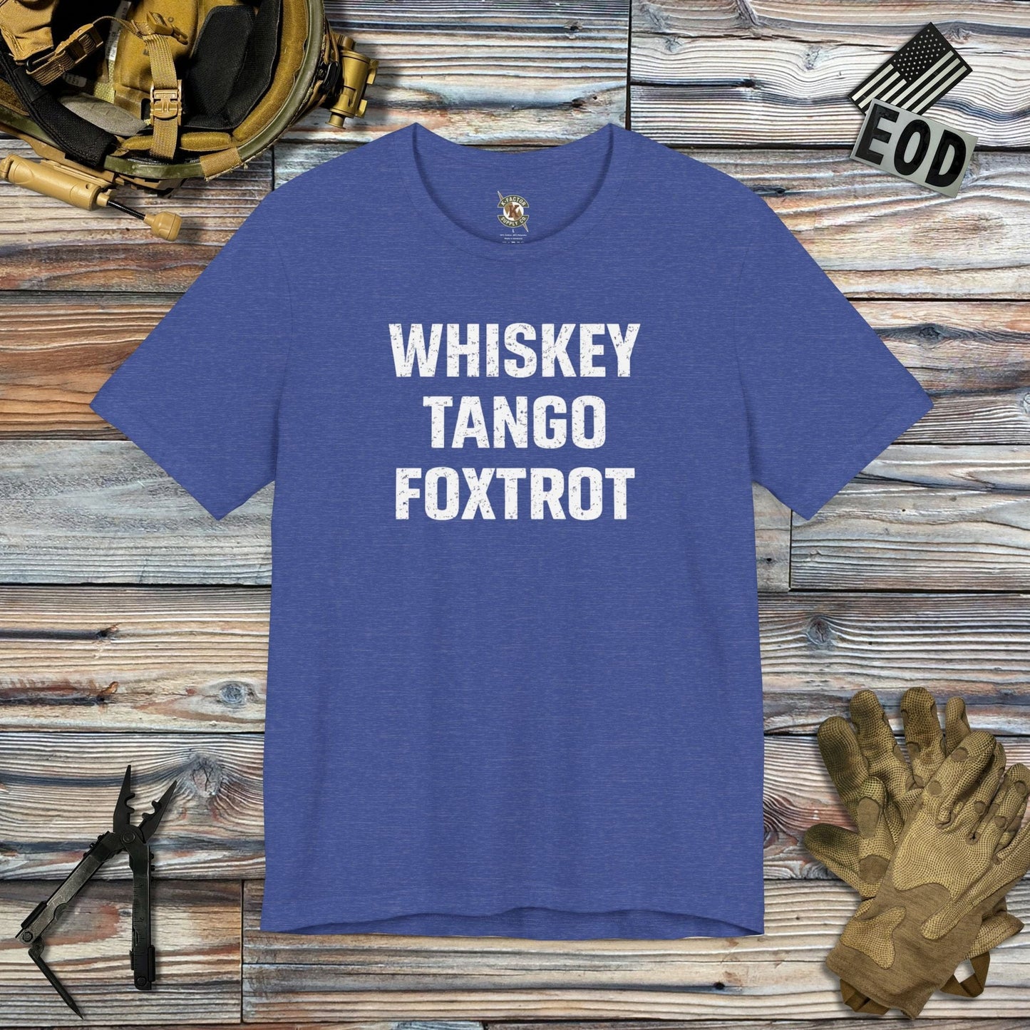 K-Factor Supply Co Whiskey Tango Foxtrot T-Shirt