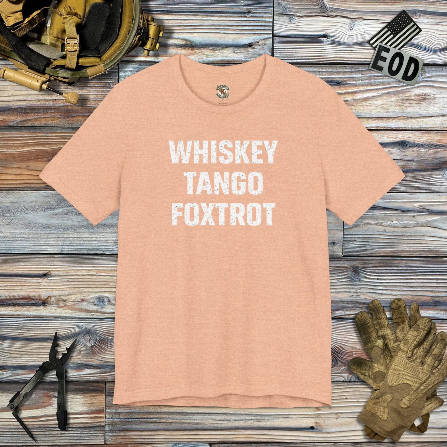 K-Factor Supply Co Whiskey Tango Foxtrot T-Shirt