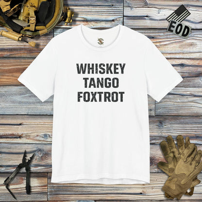 K-Factor Supply Co Whiskey Tango Foxtrot T-Shirt White / S