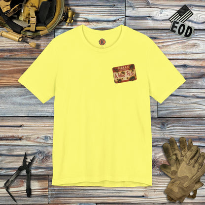 K-Factor Supply Co Willie Pete Blast (Back Print) T-Shirt Yellow / S