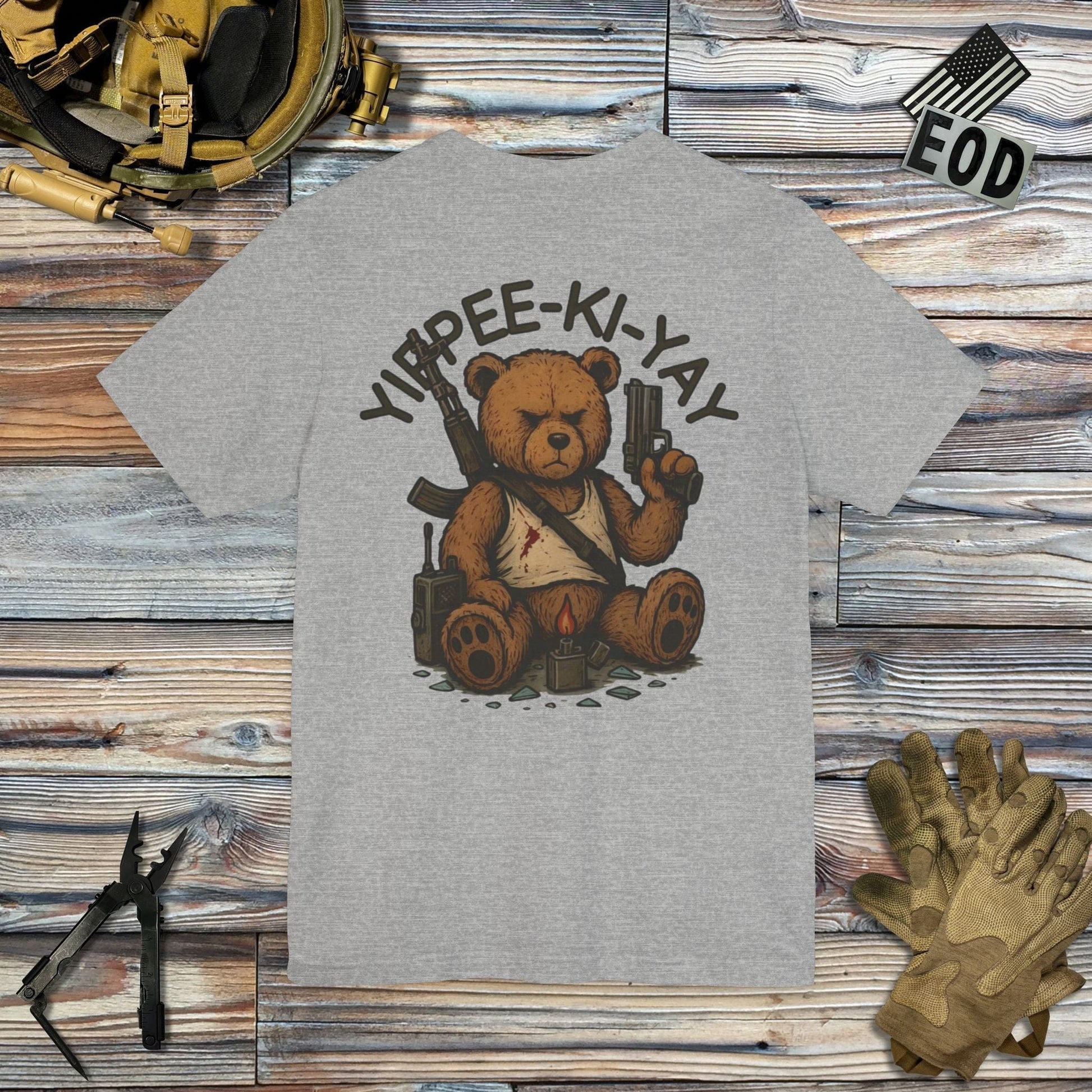 K-Factor Supply Co Yippee-Ki-Yay (Back Print) T-Shirt