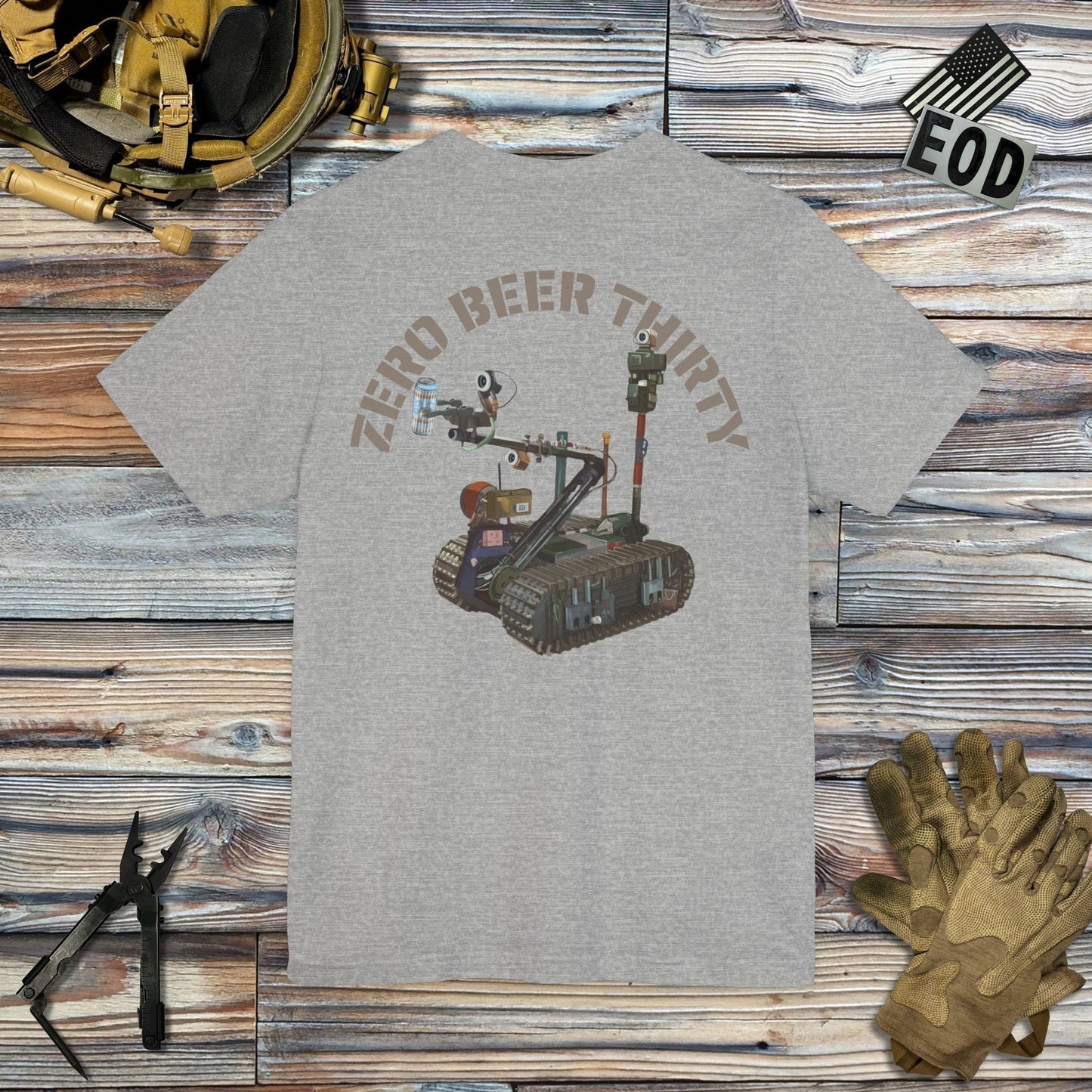 K-Factor Supply Co Zero Beer Thirty (Back Print) T-Shirt