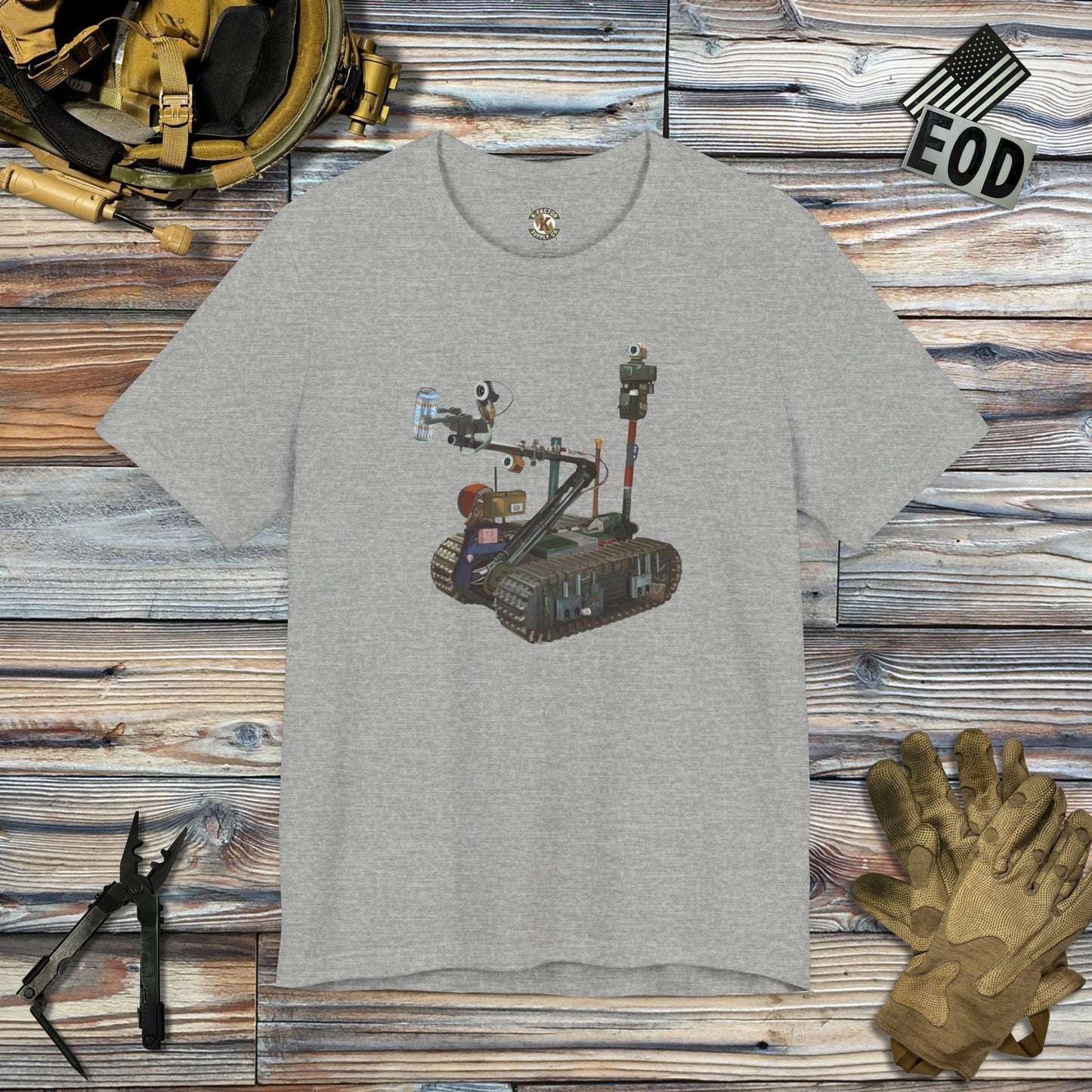 K-Factor Supply Co Zero Beer Thirty T-Shirt Athletic Heather / S