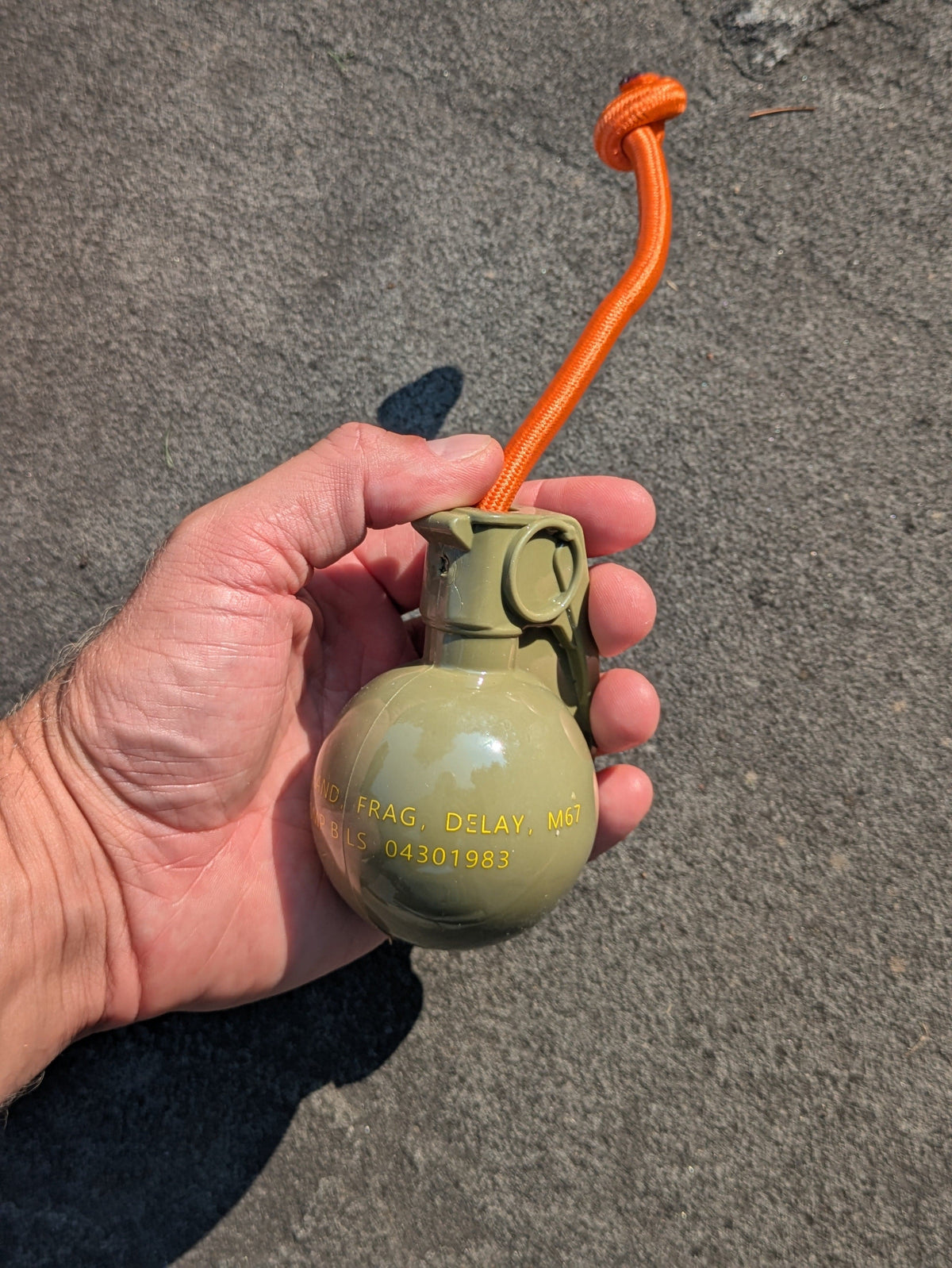 K-Factor Supply Co The Boom Ball Rubber Dog Chew Toy